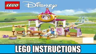 LEGO Disney 43195 Belle and Rapunzel's Royal Stables building instructions
