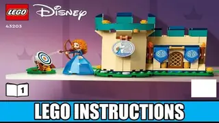 LEGO Disney 43203 Aurora, Merida and Tiana's Enchanted Creations building instructions