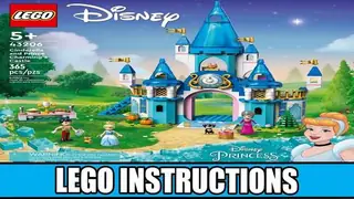 LEGO Disney 43206 Cinderella and Prince Charming's Castle building instructions
