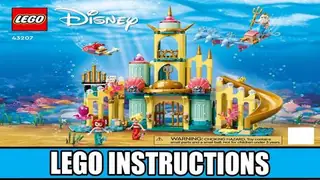 LEGO Disney 43207 Ariel's Underwater Palace building instructions
