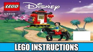LEGO Disney 43208 Jasmine and Mulan's Adventure building instructions
