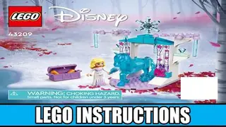 LEGO Disney 43209 Elsa and the Nokk's Ice Stable building instructions