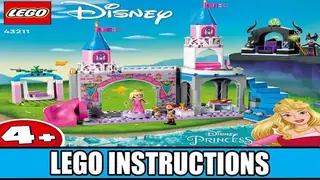 LEGO Disney 43211 Aurora's Castle building instructions