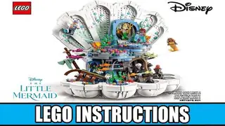 LEGO Disney 43225 The Little Mermaid Royal Clamshell building instructions