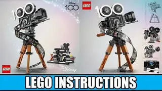 LEGO 43230 Walt Disney Tribute Camera building instructions