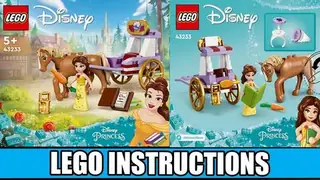 LEGO Disney 43233 Belle's Storytime Horse Carriage building instructions