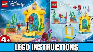LEGO Disney 43235 Ariel's Music Stage building instructions