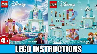 LEGO Disney 43238 Elsa's Frozen Castle building instructions