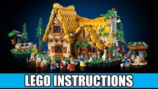 LEGO Disney 43242 Snow White and the Seven Dwarfs' Cottage building instructions