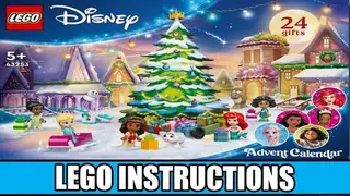 LEGO 43253 LEGO Disney Advent Calendar 2024 building instructions