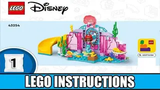 LEGO Disney 43254 Ariel's Crystal Cavern building instructions