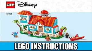LEGO Disney 43268 Lilo and Stitch Beach House building instructions