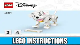 LEGO Disney 43271 Lucky & Penny 101 Dalmatians Puppies building instructions