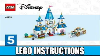 LEGO Disney 43275 Cinderella's Castle & Horse Carriage building instructions