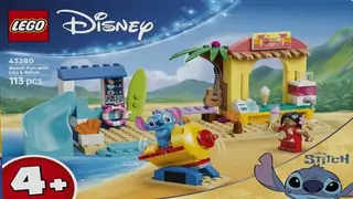 LEGO Disney 43280 Beach Fun with Lilo & Stitch building instructions