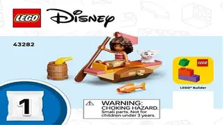 LEGO Disney 43282 Village House & Boat building instructions
