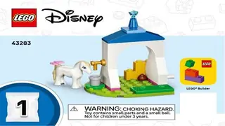 LEGO Disney 43283 Cinderella Animal Friends Castle building instructions