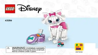 LEGO Disney 43286 The Aristocats Adorable Marie building instructions
