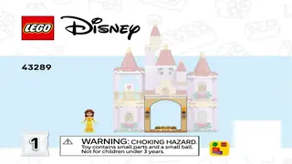 LEGO Disney 43289 Belle & the Beast's Enchanted Castle building instructions