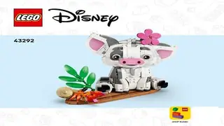 LEGO Disney 43292 Pua building instructions