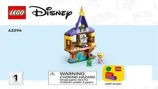 LEGO Disney 43294 Rapunzel's Mini Tower building instructions