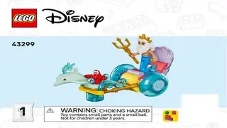 LEGO Disney 43299 Ariel's Royal Wedding Boat building instructions