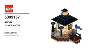 LEGO Promotional 5009157 Amelia Ticket Booth building instructions