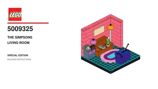 LEGO Promotional 5009325 The Simpsons Living Room building instructions