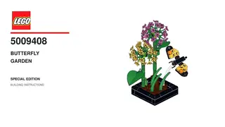 LEGO Promotional 5009408 Butterfly Garden building instructions