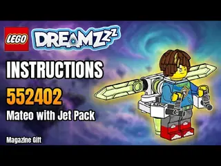 LEGO Dreamzzz 552402 Mateo with Jet Pack building instructions
