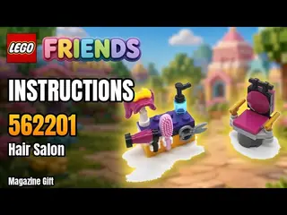 LEGO 562201 Friends - Hair Salon - Magazine Gift building instructions