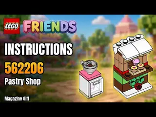 LEGO 562206 Friends - Pastry Shop - Magazine Gift building instructions