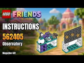 LEGO Friends 562405 Observatory building instructions