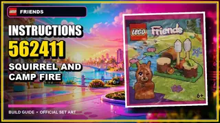 LEGO Friends 562411 Squirrel and camp fire building instructions