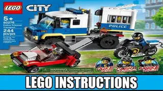LEGO City 60276 Police Prisoner Transport building instructions