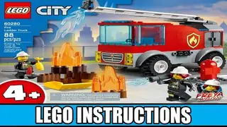 LEGO City 60280 Fire Ladder Truck building instructions