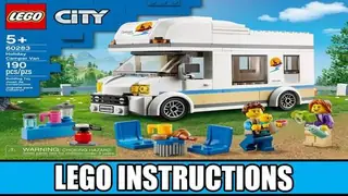 LEGO City 60283 Holiday Camper Van building instructions