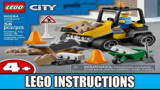 LEGO City 60284 Roadwork Truck building instructions