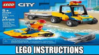 LEGO City 60286 Beach Rescue ATV building instructions