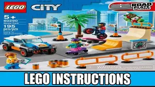 LEGO City 60290 Skate Park building instructions