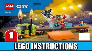 LEGO City 60294 Stunt Show Truck building instructions