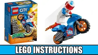 LEGO City 60298 Rocket Stunt Bike building instructions