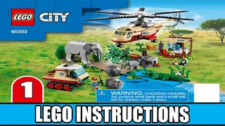 LEGO City 60302 Wildlife Rescue Operation building instructions