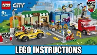 LEGO City 60306 Shopping Street building instructions