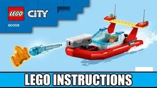 LEGO City 60308 Seaside Police and Fire Mission building instructions