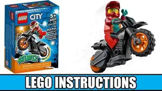 LEGO City 60311 Fire Stunt Bike building instructions
