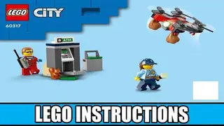 LEGO City 60317 Police Chase at the Bank building instructions