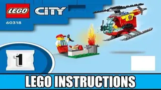LEGO City 60318 Fire Helicopter building instructions