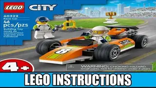 LEGO City 60322 Race Car building instructions