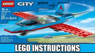 LEGO City 60323 Stunt Plane building instructions